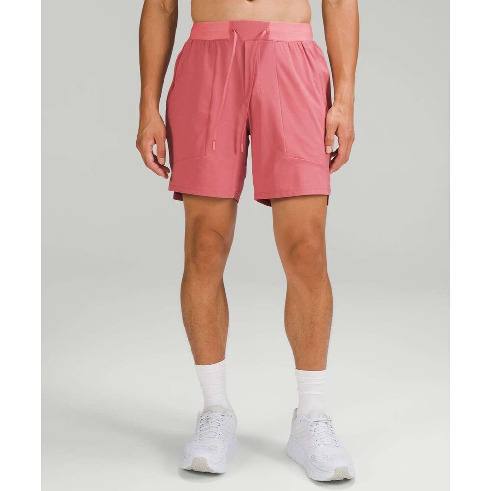 Lululemon License to Train Linerless Shorts Brier Rose 7” Inseam size Large